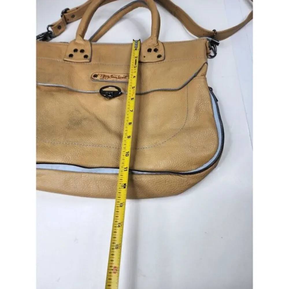 Cascina -‎ Made to Order - Pebble Grain Hobo Shoulder Bag Purse Brown Large